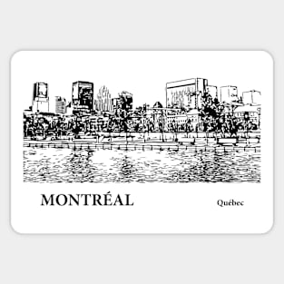 Montréal - Québec Sticker